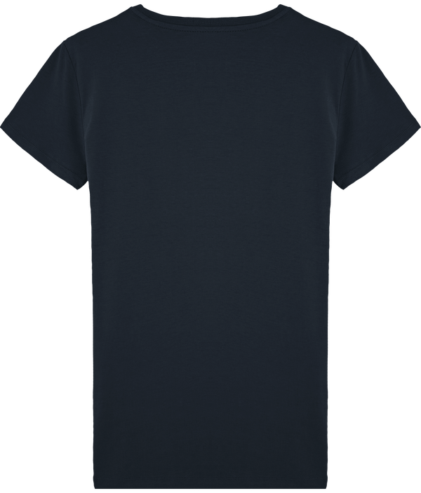 Tee shirt homme col rond moulant stanley feels dos Navy