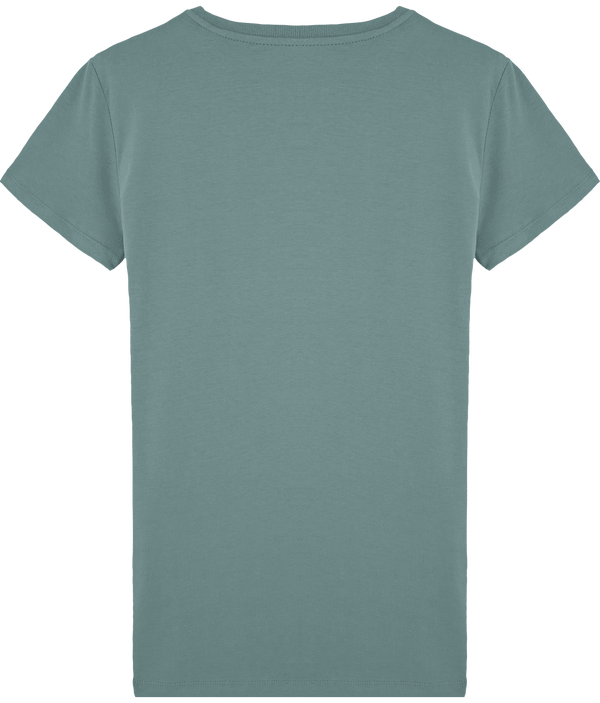 Tee shirt homme col rond moulant stanley feels dos Citadel Blue