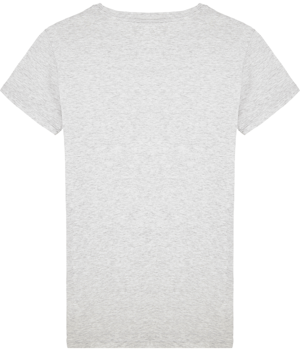 Tee shirt homme col rond moulant stanley feels dos Heather Ash