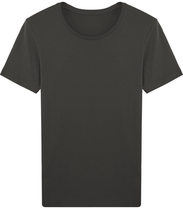 Tee shirt fluide homme col rond stanley enjoys modal face Anthracite