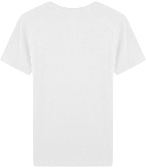 Tee shirt fluide homme col rond stanley enjoys modal dos White