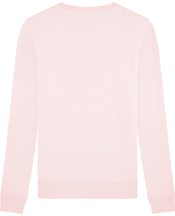 Sweat col rond unisex stanley stella rise dos Candy Pink