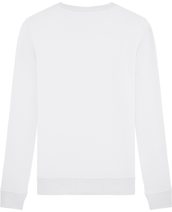 Sweat col rond unisex stanley stella rise dos White