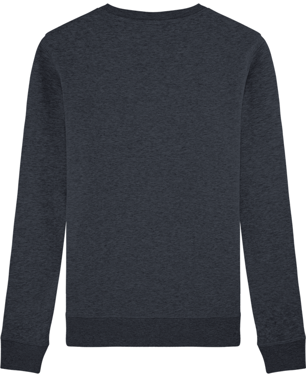 Sweat col rond unisex stanley stella rise dos Dark Heather Blue