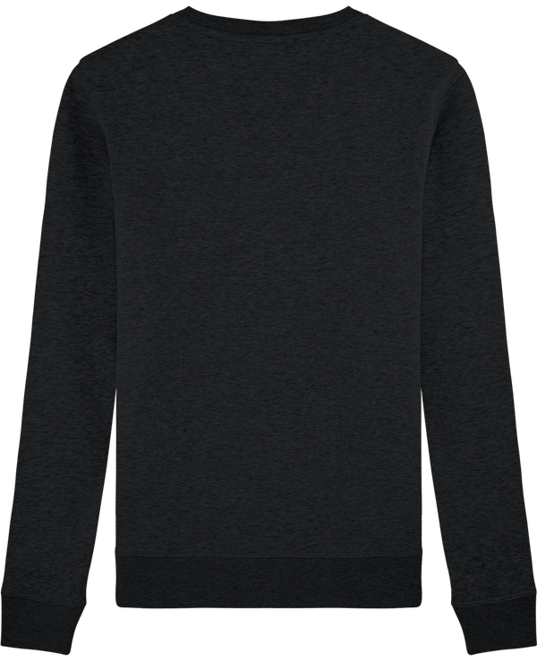 Sweat col rond unisex stanley stella rise dos Dark Heather Grey