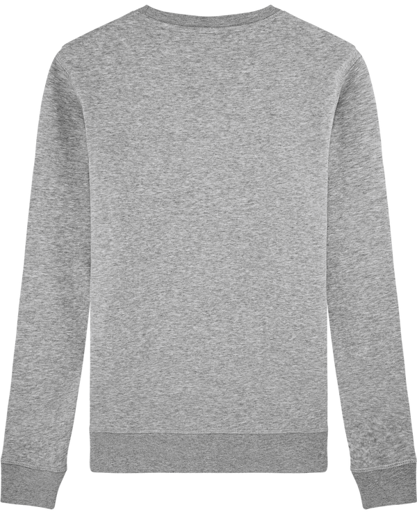 Sweat col rond unisex stanley stella rise dos Heather Grey