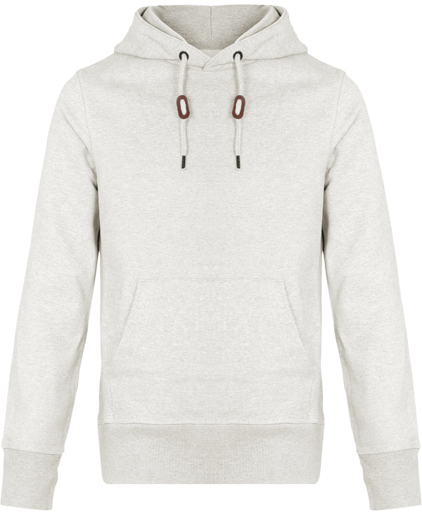 Sudadera Con Capucha 100 % Algodón Orgánico Stanley Tell Cream Heather Grey