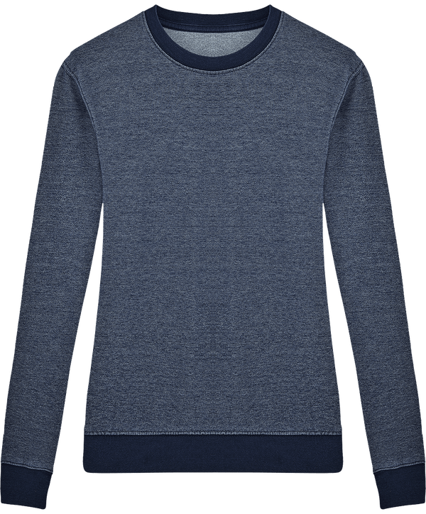 Sweat Femme Couleur Dénim 100% Coton Bio Stella Hides