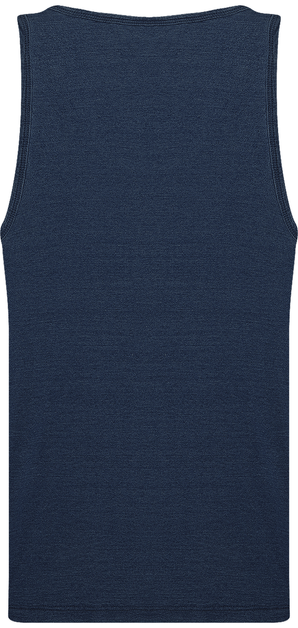 Debardeur homme stanley runs denim dos Mid Washed Indigo