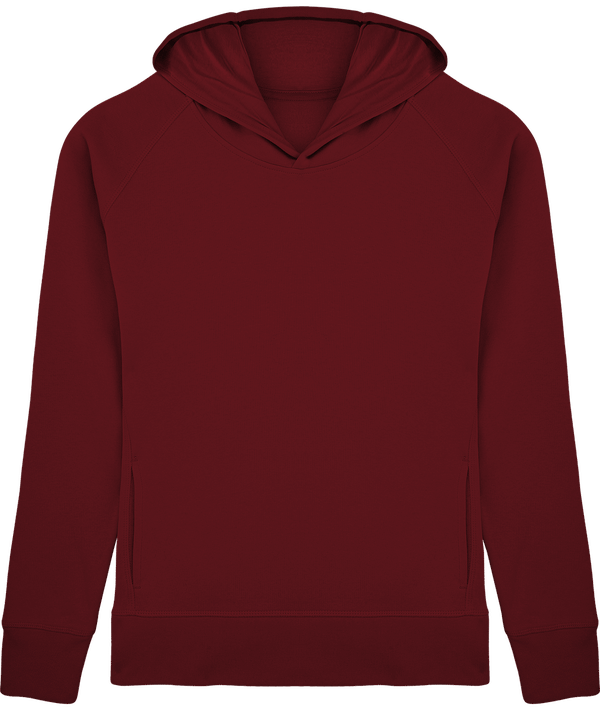 Sudadera Con Capucha Ajustable Para Mujer En Algodón Orgánico Para Personalizar Stella Says Burgundy