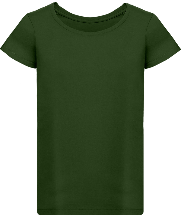 T shirt femme stella loves face Bottle Green