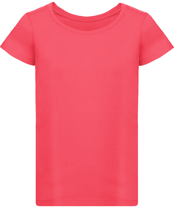 T shirt femme stella loves face Camelia Pink