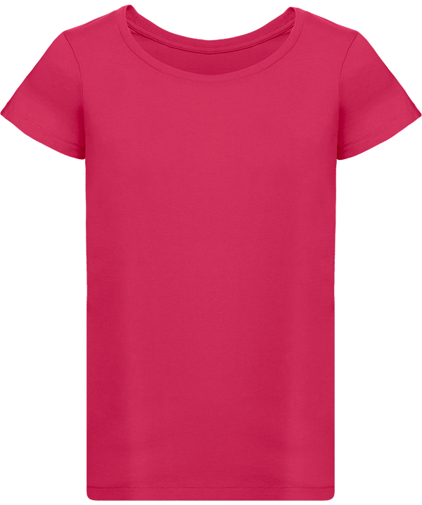 T shirt femme stella loves face Raspberry