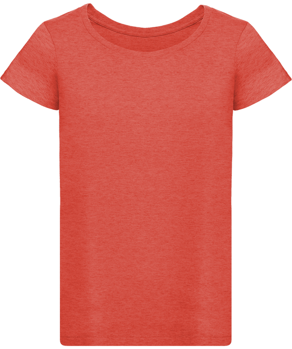 T shirt femme stella loves face Mid Heather Red