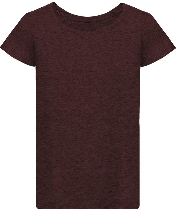 T shirt femme stella loves face Black Heather Cranberry