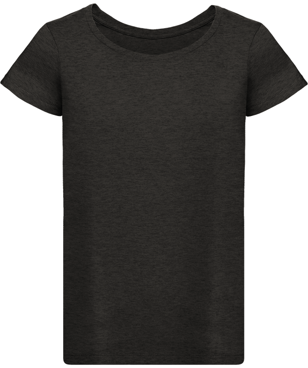T shirt femme stella loves face Dark Heather Grey
