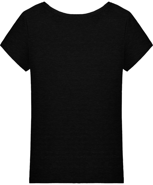 T shirt femme stella loves dos Heather Black Denim