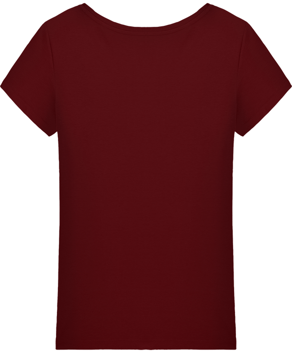 T shirt femme stella loves dos Burgundy