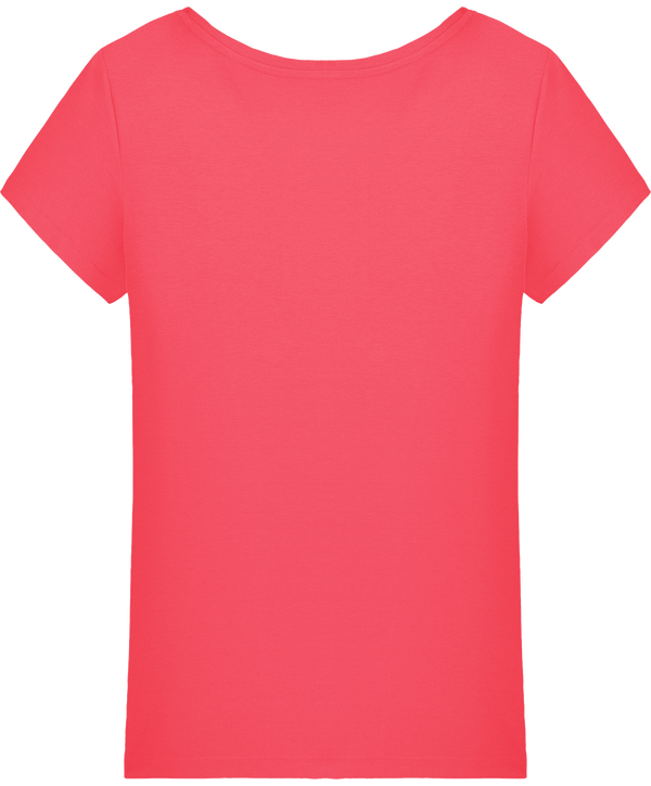 T shirt femme stella loves dos Camelia Pink