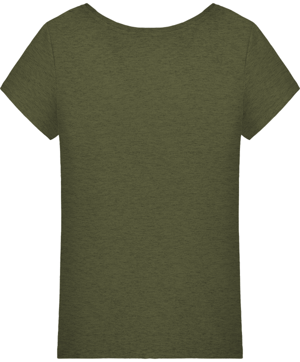 T shirt femme stella loves dos Mid Heather Khaki