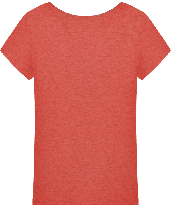 T shirt femme stella loves dos Mid Heather Red