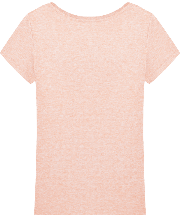 T shirt femme stella loves dos Cream Heather Pink