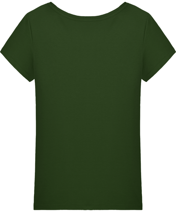 T shirt femme stella loves dos Bottle Green