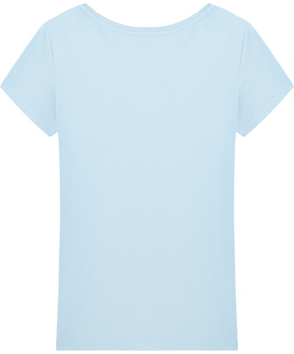 T shirt femme stella loves dos Baby Blue