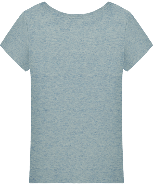 T shirt femme stella loves dos Heather Ice Blue