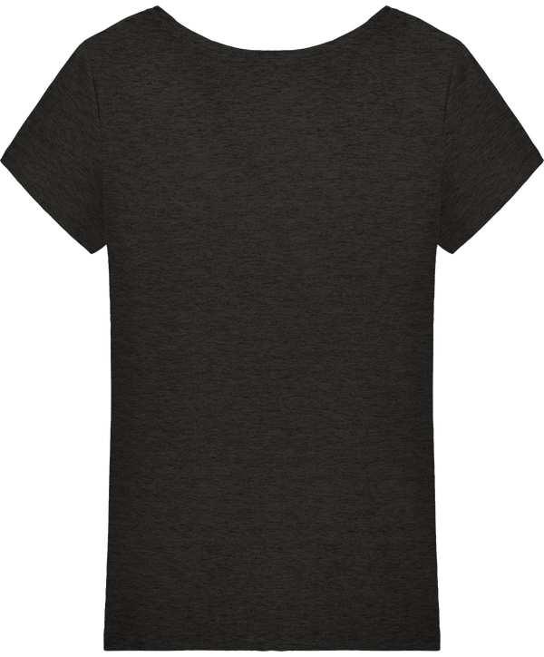T shirt femme stella loves dos Dark Heather Grey