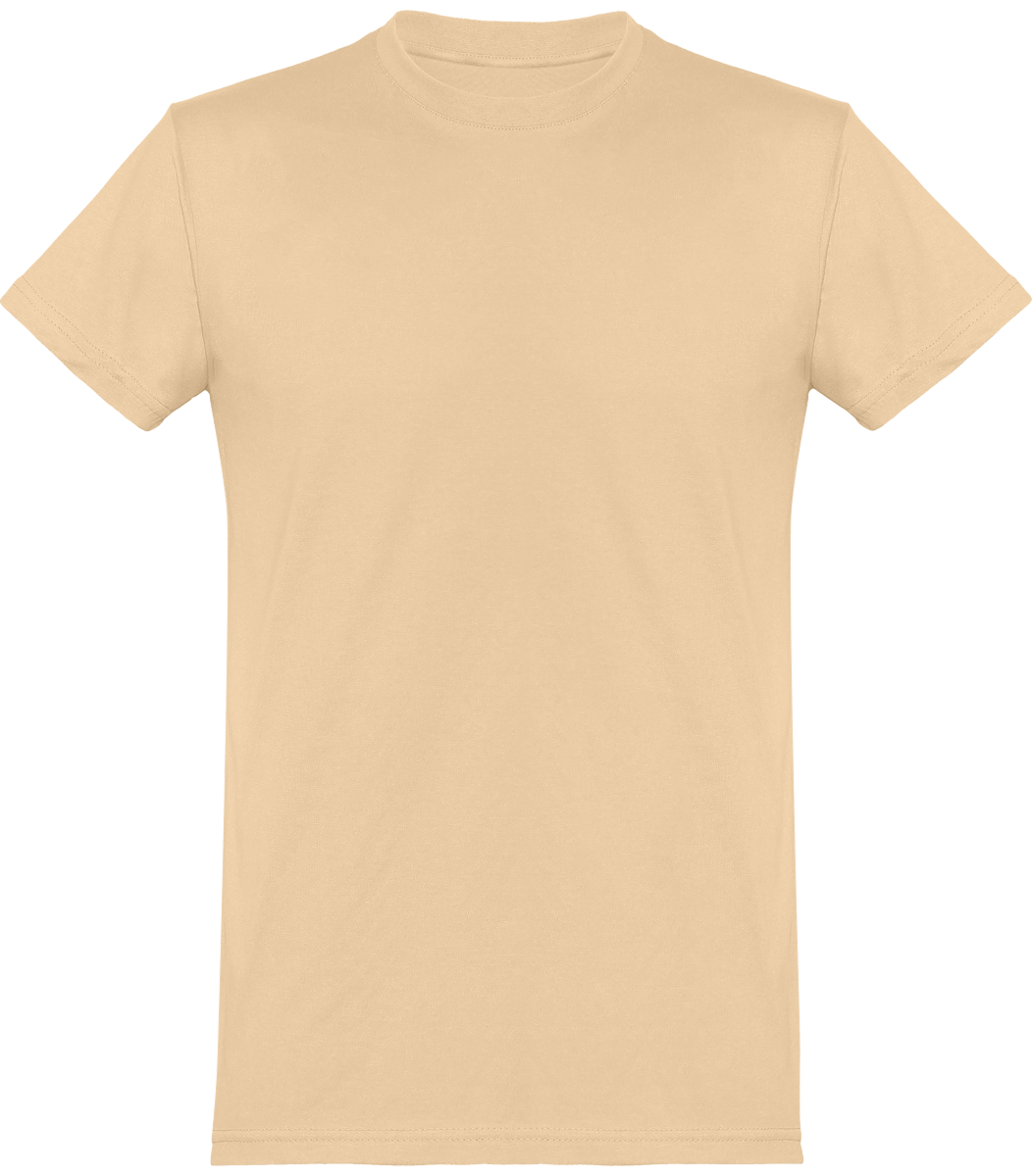 Men's T-Shirt Basic Cut 100% Cotton To Customise Sand