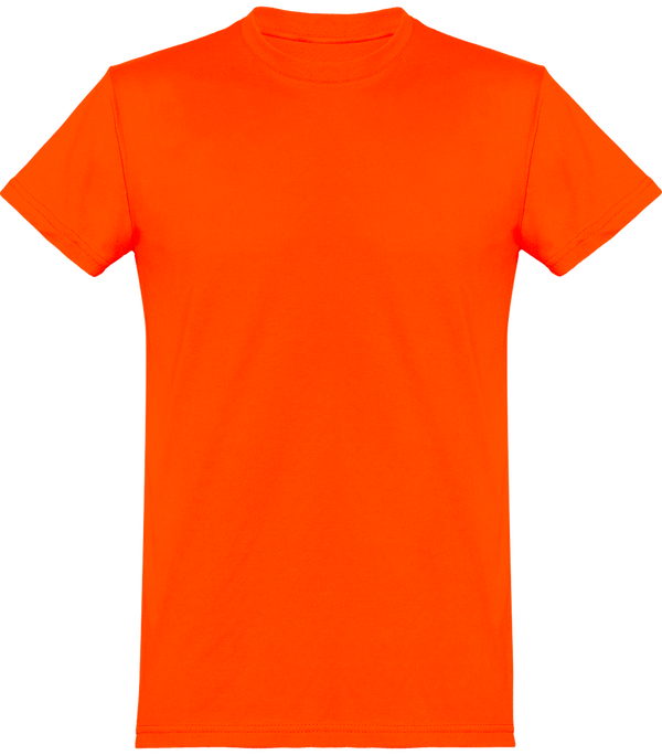 Camiseta Básica Hombre Manga Corta Personalizada En Bordado O Estampado | Tunetoo Orange