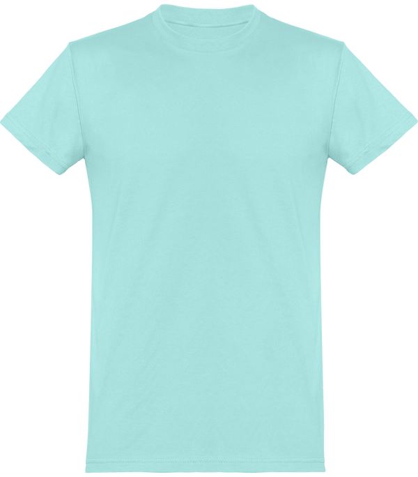 Men's T-Shirt Basic Cut 100% Cotton To Customise Turquoise