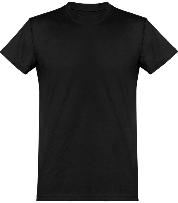 Tee-Shirt Homme Coupe Basique 100% Coton À Personnaliser Used Black