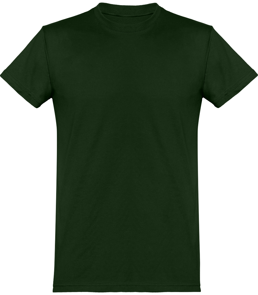 Camiseta Básica Hombre Manga Corta Personalizada En Bordado O Estampado | Tunetoo Bottle Green