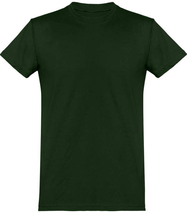 Camiseta Básica Hombre Manga Corta Personalizada En Bordado O Estampado | Tunetoo Bottle Green