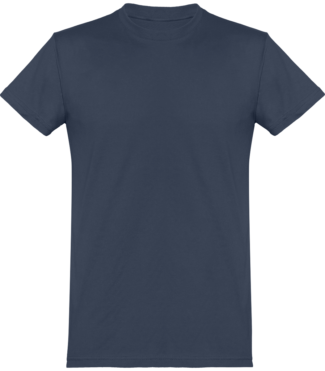 Tee-Shirt Homme Coupe Basique 100% Coton À Personnaliser Denim