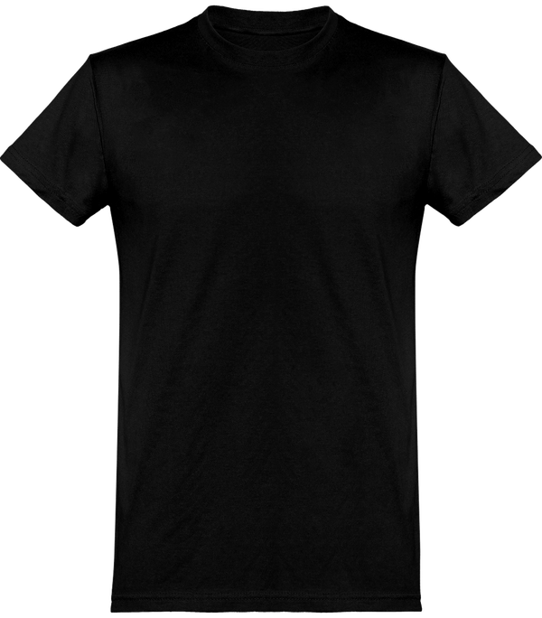 Tee-Shirt Homme Coupe Basique 100% Coton À Personnaliser Black