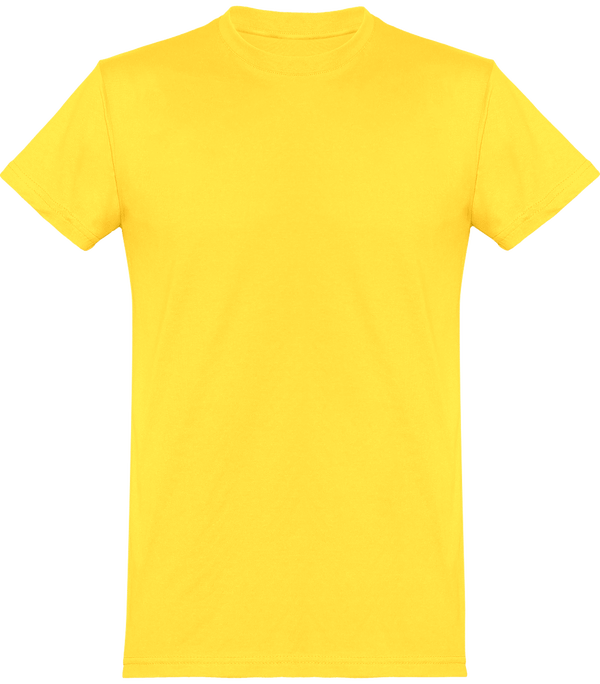 Men's T-Shirt Basic Cut 100% Cotton To Customise Solar Yellow