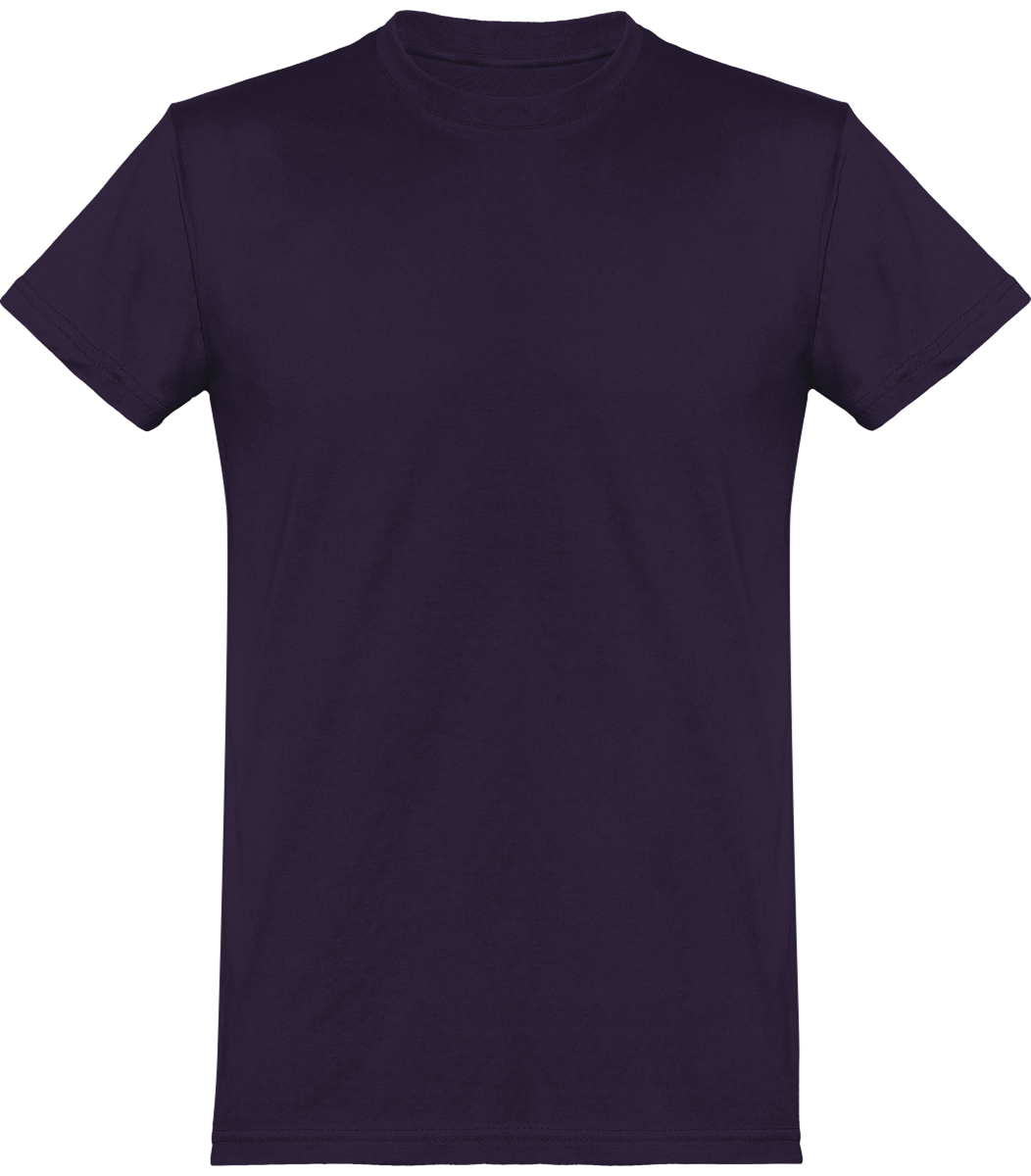 Men's T-Shirt Basic Cut 100% Cotton To Customise Urban Purple