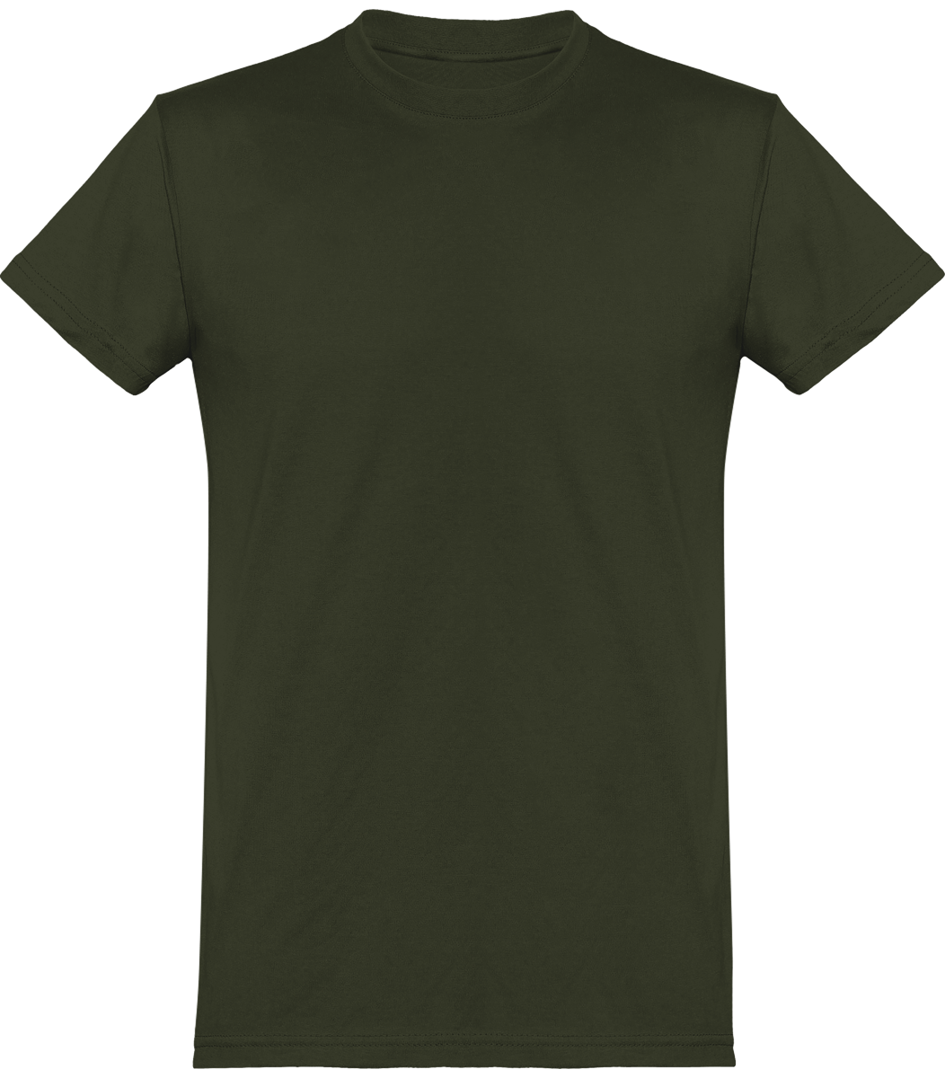 Men's Basic Cut 100% Cotton Tee To Customize Urban Khaki