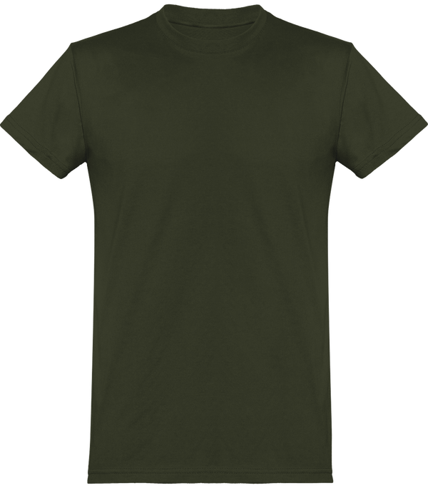 Camiseta Básica Hombre Manga Corta Personalizada En Bordado O Estampado | Tunetoo Urban Khaki