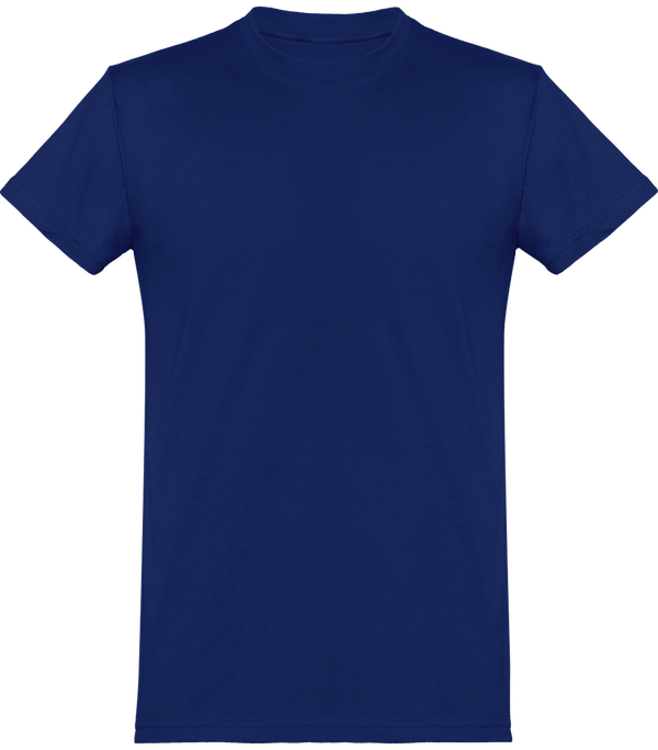 Men's Basic Cut 100% Cotton Tee To Customize Cobalt Blue