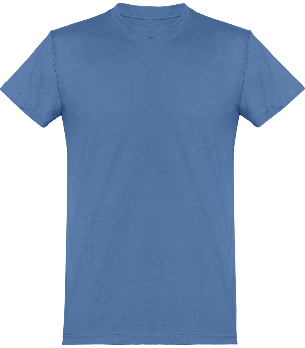 Men's Basic Cut 100% Cotton Tee To Customize Azure