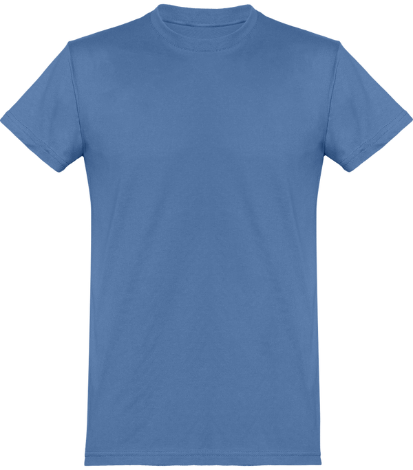 Men's T-Shirt Basic Cut 100% Cotton To Customise Azure