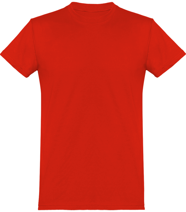 Men's T-Shirt Basic Cut 100% Cotton To Customise Fire Red