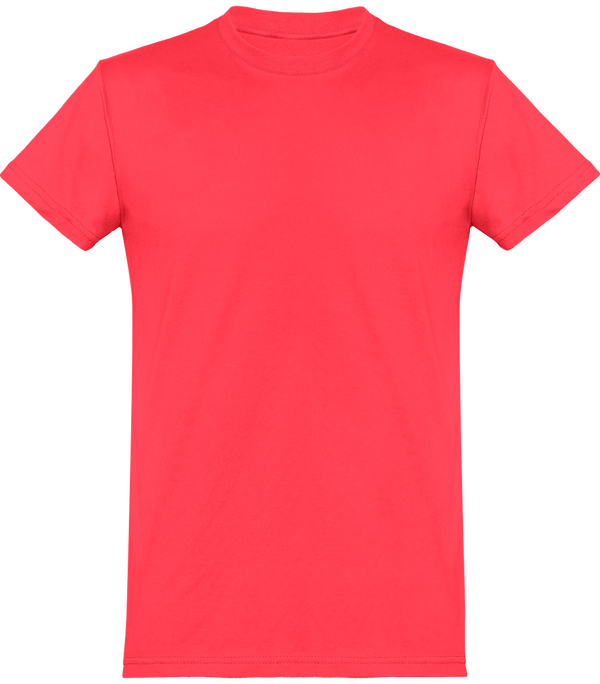 Camiseta Básica Hombre Manga Corta Personalizada En Bordado O Estampado | Tunetoo Fuchsia