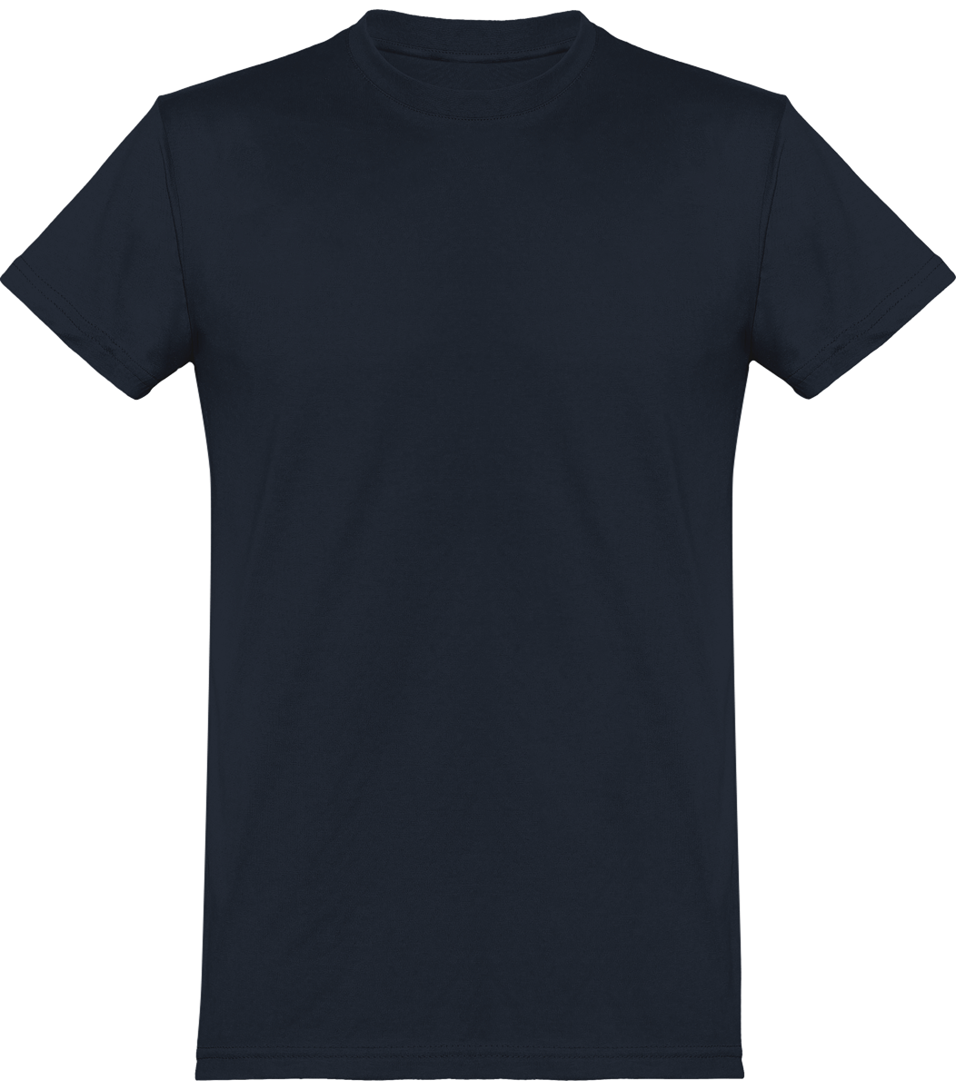 Men's T-Shirt Basic Cut 100% Cotton To Customise Light Navy
