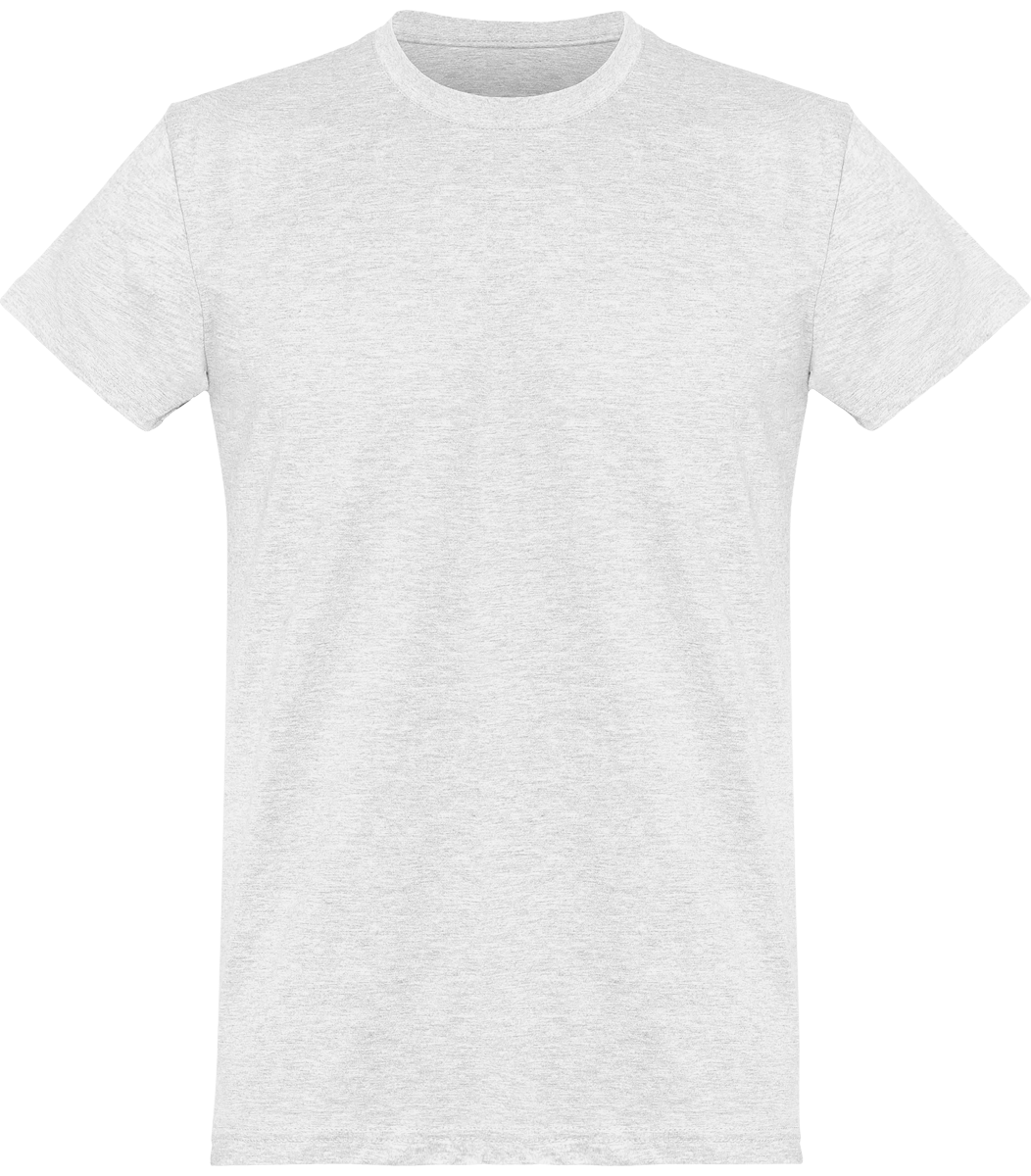 Tee-Shirt Homme Coupe Basique 100% Coton À Personnaliser Ash