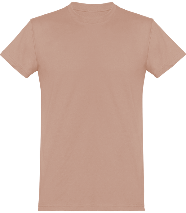 Camiseta Básica Hombre Manga Corta Personalizada En Bordado O Estampado | Tunetoo Millennial Pink